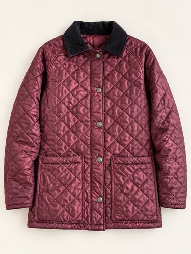 Barbour burgundy quilted - burgundy,