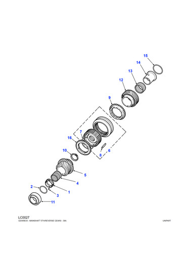 5th gear mainshaft assy - 5th,