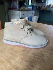 Vintage Y2k Roxy * Quiksilver Women's Shoes UK Size 6 Tan Desert Boots Suede