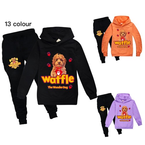 Kids waffle the wonder - kids, dog