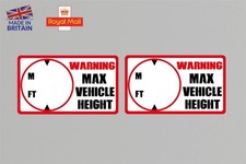 Vehicle Height Sticker Lorry
