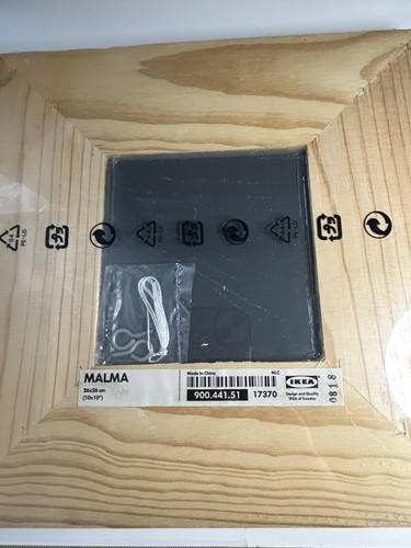 Ikea malma wooden pine - wooden, mirror