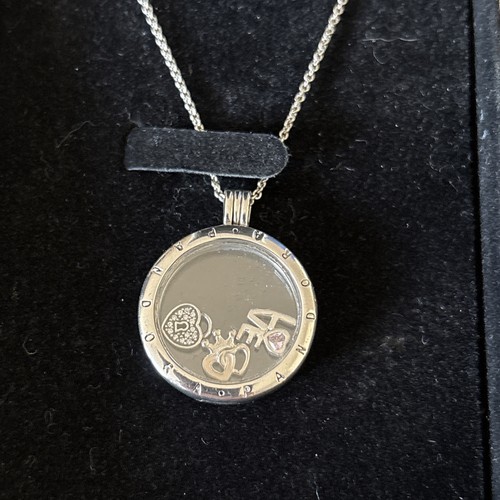 Pandora silver 75cm chain - silver,