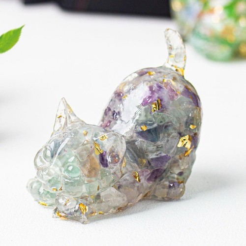 Lapis lazuli power stone cat - power,