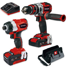 Einhell 18V Combi Drill + Impact Driver Tool Set Brushless PXC Refurb GRADE B
