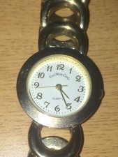 Vintage Silver Eve Mon Crois Quartz Stainless Steel Watch Japan Movt Waterproof