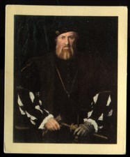 Tobacco Card, UTC, FAMOUS WORKS OF ART, 1939, Portrait of Morette, #54