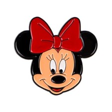 Disney Mickey Mouse and Minnie Mouse enamel pin badges