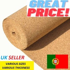 Cork Underlay|Cork Roll–Various Lengths&Thicknesses 2mm,3mm,4mm,5mm,6mm,8mm,10mm