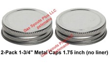 2-Pack 1-3/4" Steel Caps