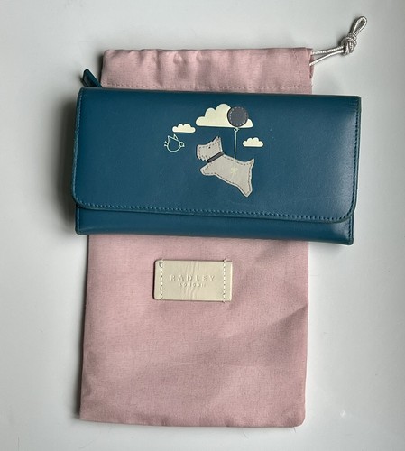 Radley large leather - large, teal