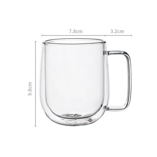 Double wall borosilicate glass - double,