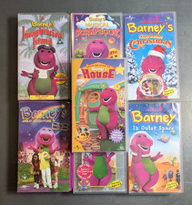 Barney VHS Tapes Vintage Singalong, Christmas, Dance 1990's 2000's RARE CHOOSE
