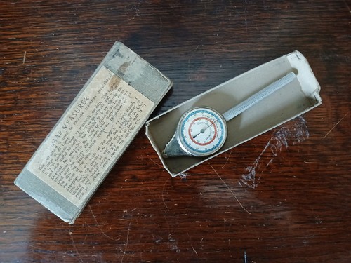 Vintage 1950s map - measurer, in