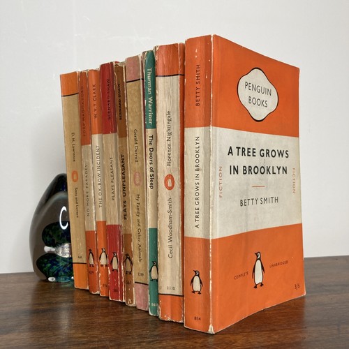 Vintage orange penguin - vintage,