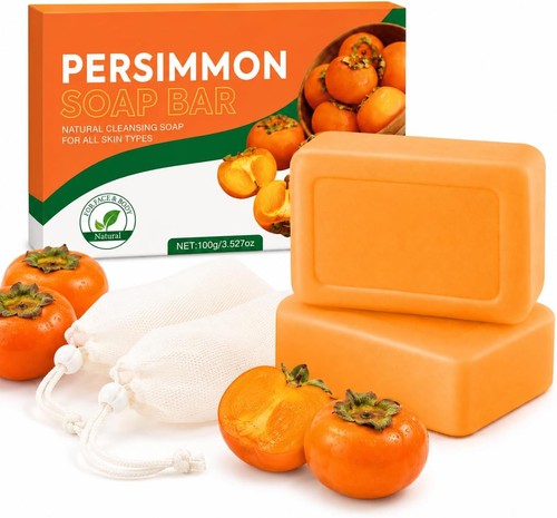 2pcs persimmon soap for - persimmon,