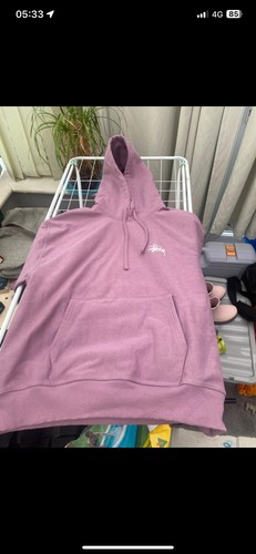 Stüssy purple logo fleece - stüssy,