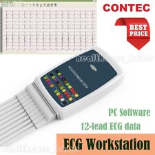 CONTEC8000G PC Based ECG Workstation 12 lead Resting System Recorder, USB PC SW
