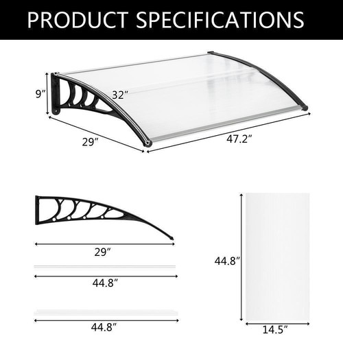 Durable door canopy awning - canopy,