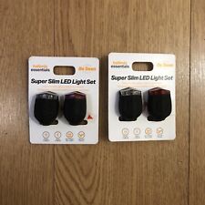 2X Halfords Super Slim LED