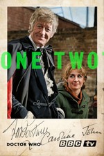 JON PERTWEE & CAROLINE JOHN LIZ SHAW DOCTOR WHO SIGNED PRE PRINTED