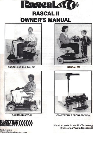 Electric mobility rascal - electric, ii