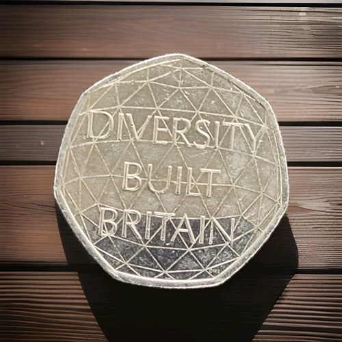 Diversity built britain 50p - built,