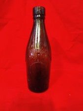 Vintage Glass Bottle, W.Brownson & Co Registered, Trademark ECCLES. 23 cm Tall.