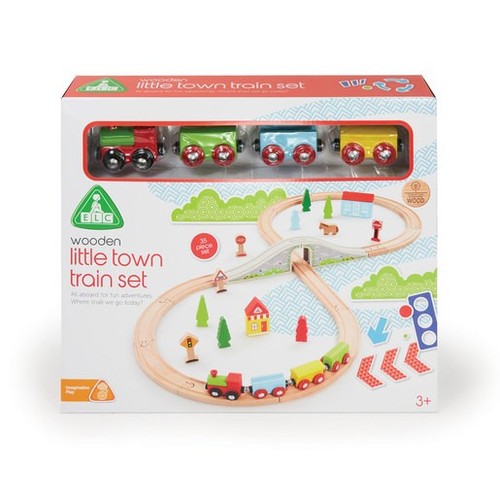Elc wooden little town train - elc,