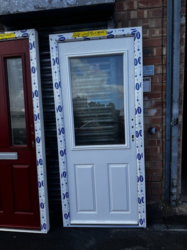 New composite back - back, door