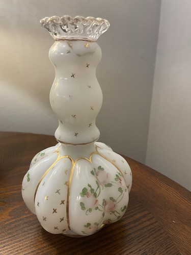 Vintage fenton glass - glass, rose