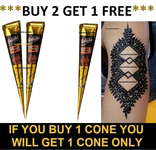 Organic black henna mehandi - black,