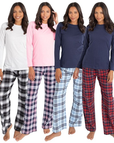 Ladies flannel pants lounge - flannel,