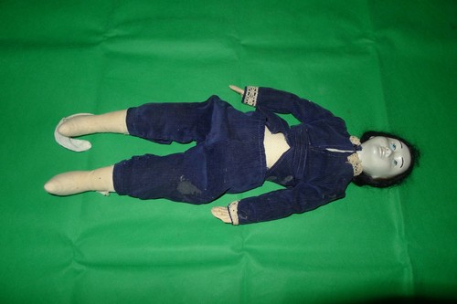 Antique doll porcelain chine