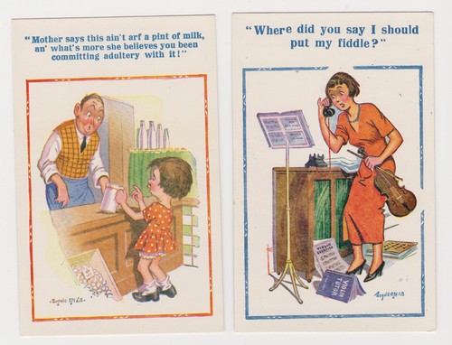Comic postcards donald - -,