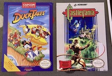 NES Nintendo Retro Game Posters -  Castlevania and Duck Tales - A4 Sized