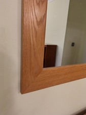 Large Wooden Frame Mirror