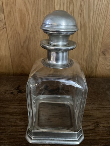 Stylish pewter and glass
