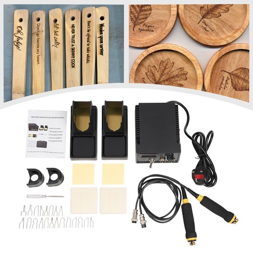Wood burner pyrography - wood, kit