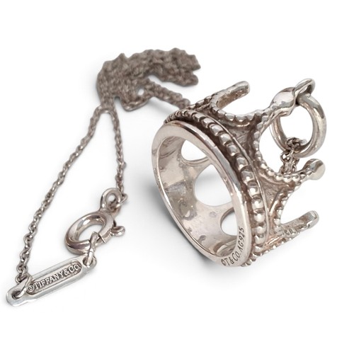 Tiffany crown charm - &, co