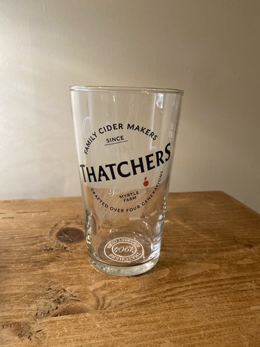 Thatchers pint glass - pint,