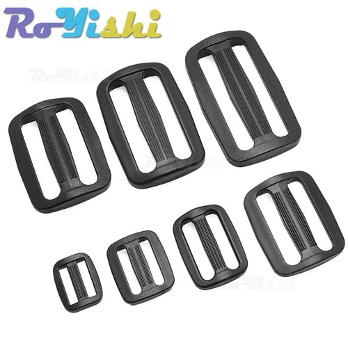 10pcs black plastic tri - black,
