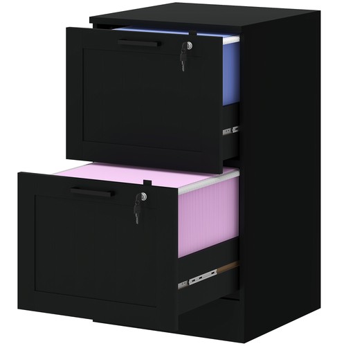 Homcom vertical filing - filing, cabinet