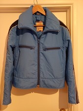 Vintage McGregor Ski Jacket Size Medium Blue Full Zip Pockets 1970s/80s Quality