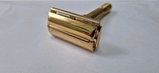 Vintage Gillette 22Ct Gold Plated Adjustable Razor Aristocrat Slim G4 1961