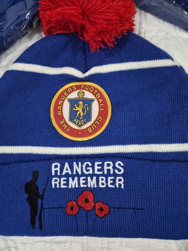 Rangers bobble hat red - bobble,
