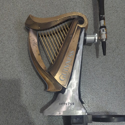 Guinness harp fount - -, light