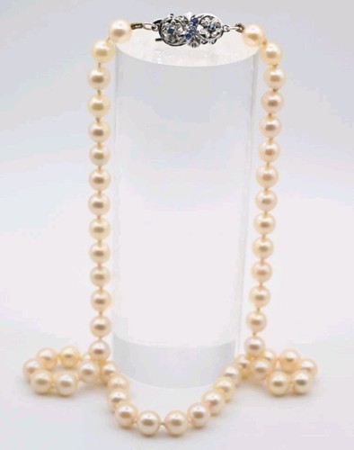Antique pearl necklace 18ct - necklace,