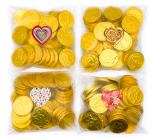 50 x Milk Chocolate Gold Money