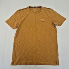 FATFACE T-Shirt Medium Brown Men's LAND ROVER Cotton Vintage Graphic Design